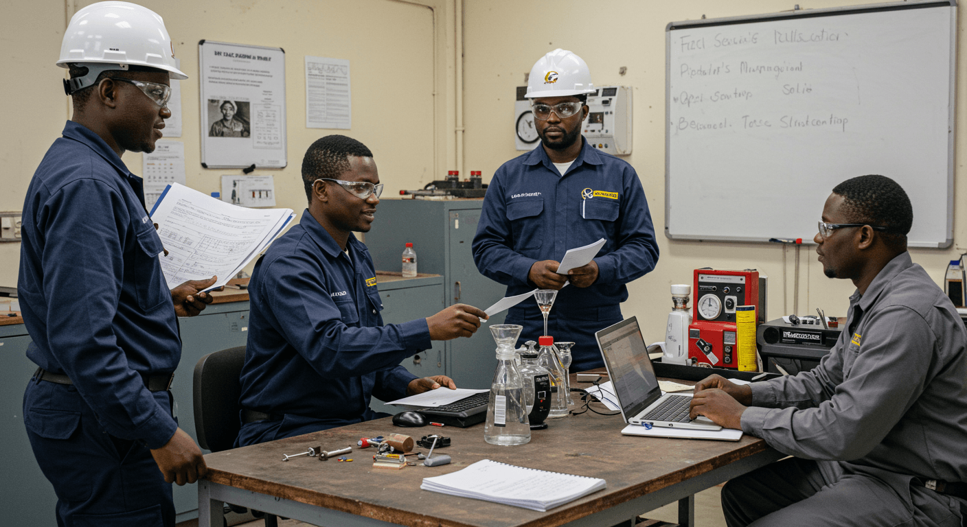 Training session at FRACSERVE's workshop